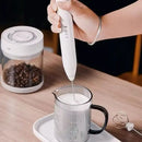 "Mini Mixer Elétrico Portátil - Batedor e Espumador 2 em 1"