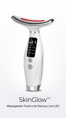 SkinGlow™ — Massageador Facial e de Pescoço com LED