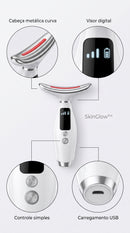 SkinGlow™ — Massageador Facial e de Pescoço com LED