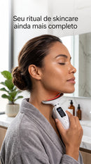 SkinGlow™ — Massageador Facial e de Pescoço com LED