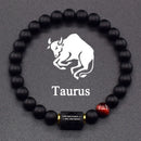 Pulseira do Zodíaco - Signo Personalizado em Pedras Naturais
