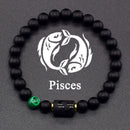 Pulseira do Zodíaco - Signo Personalizado em Pedras Naturais