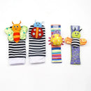 Par de Meias e Pulseiras Sensorial Baby - Kit c/ 2 Meias e 2 Pulseiras