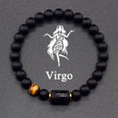 Pulseira do Zodíaco - Signo Personalizado em Pedras Naturais