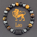 Pulseira do Zodíaco - Signo Personalizado em Pedras Naturais