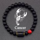 Pulseira do Zodíaco - Signo Personalizado em Pedras Naturais
