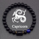 Pulseira do Zodíaco - Signo Personalizado em Pedras Naturais