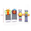 Par de Meias e Pulseiras Sensorial Baby - Kit c/ 2 Meias e 2 Pulseiras