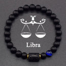 Pulseira do Zodíaco - Signo Personalizado em Pedras Naturais