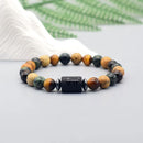 Pulseira do Zodíaco - Signo Personalizado em Pedras Naturais